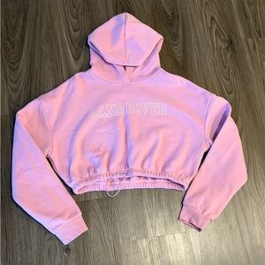 Pacsun Land Rover Cropped Hoodie - Size M